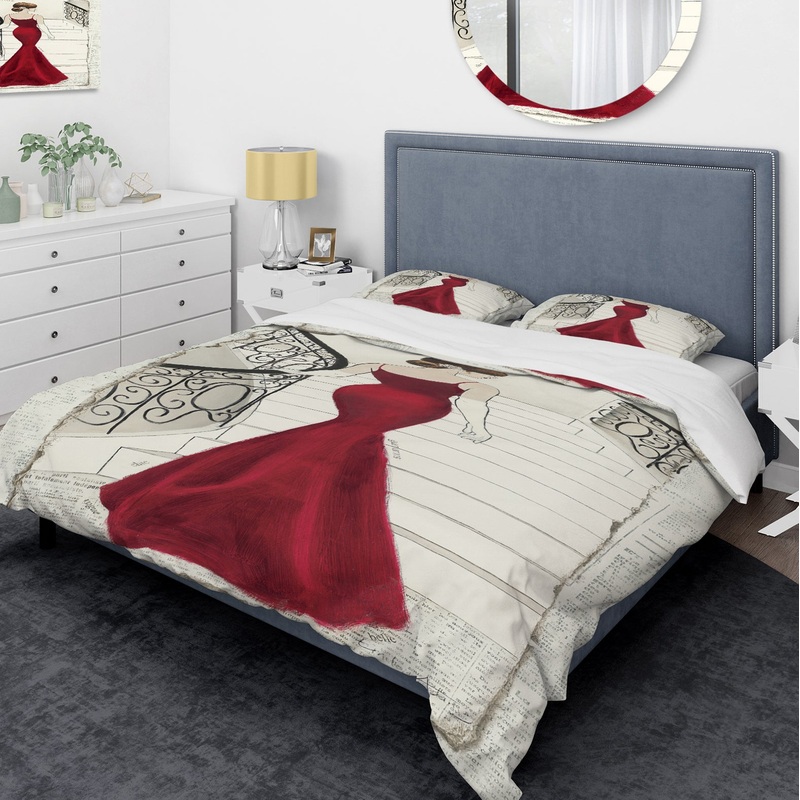 Elegance Glam Paris Diva III - Glam Duvet Cover Set