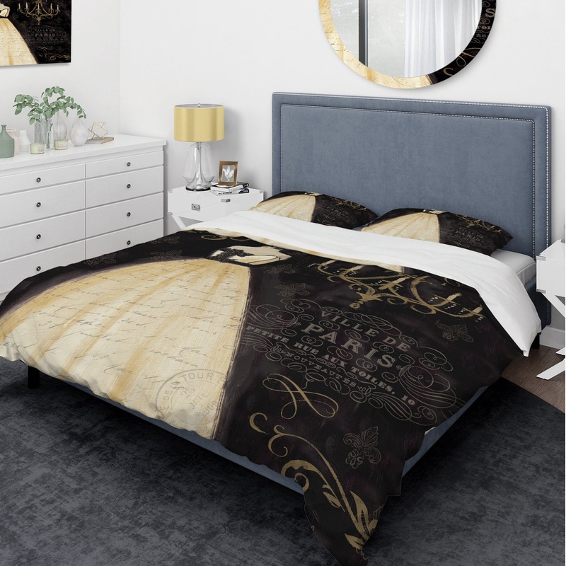 French chandeliers Couture III - Glam Duvet Cover Set