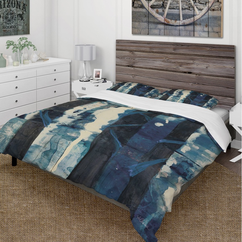 Deep Woods II Indigo - Cottage Duvet Cover Set