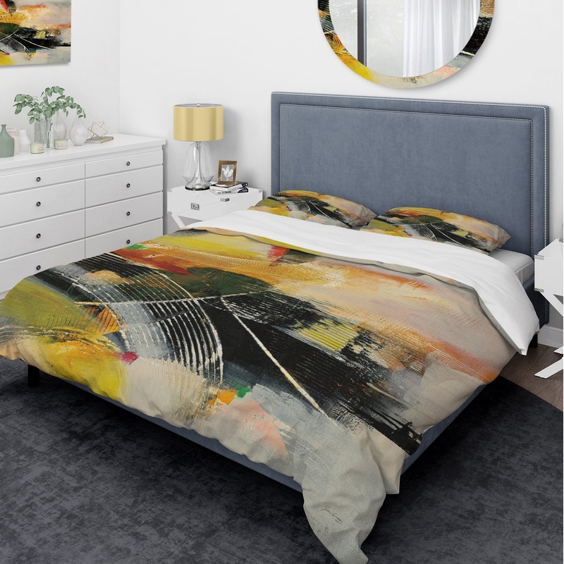End of the Orange Rainbow I - Glam Duvet Cover Set
