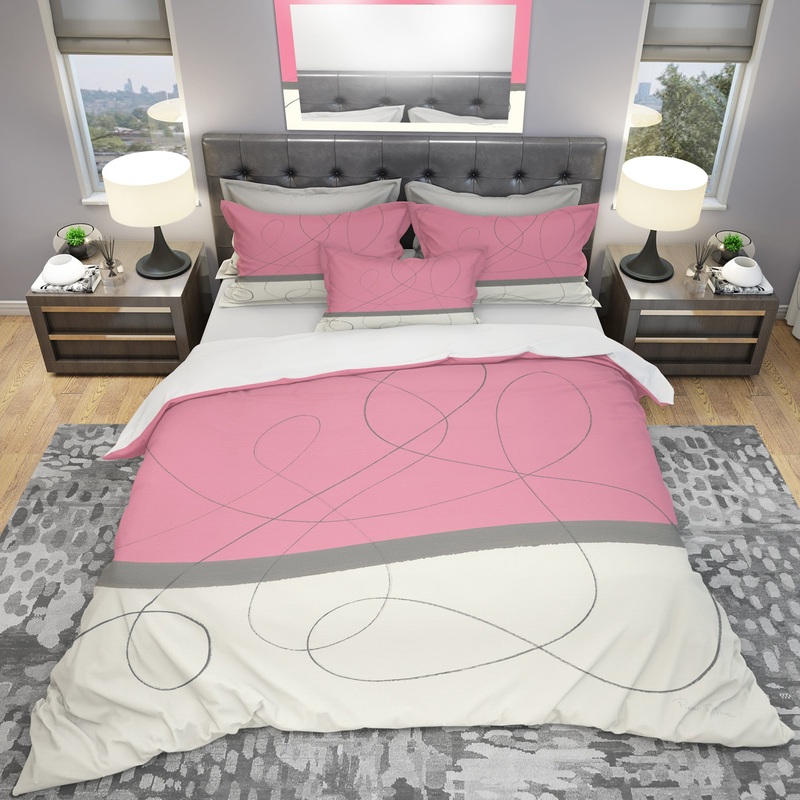 Geometric Neapolitan II - Geometric Duvet Cover Set