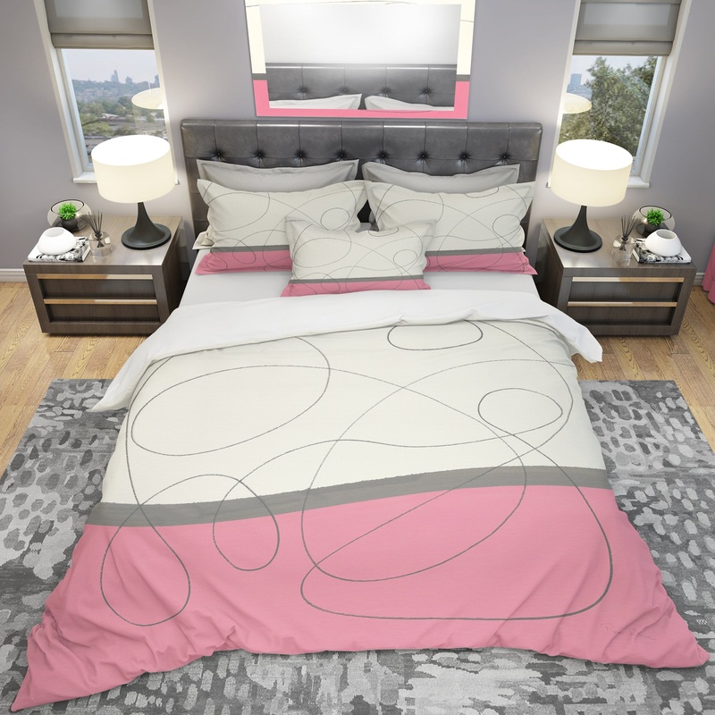 GeometricNeapolitan I - Geometric Duvet Cover Set