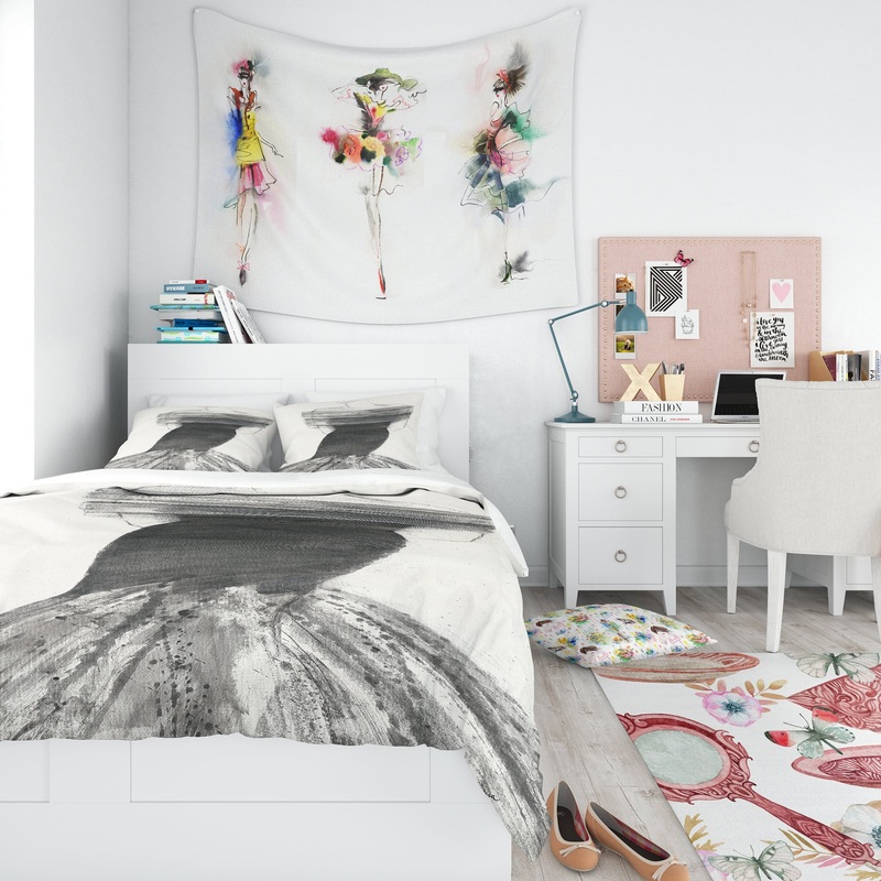Glam and Fashion Feminine IV - Teenage Duvet Cover Set