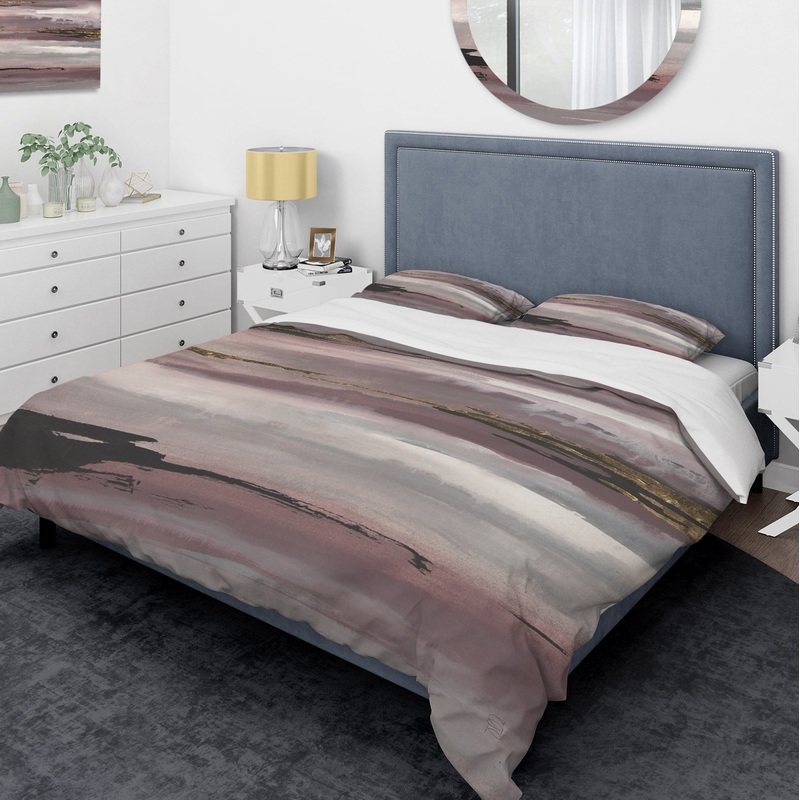 Purple Glam Storm II - Glam Duvet Cover Set