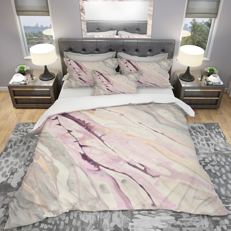 Shaby Pink Marble - Shabby Duvet Cover Set