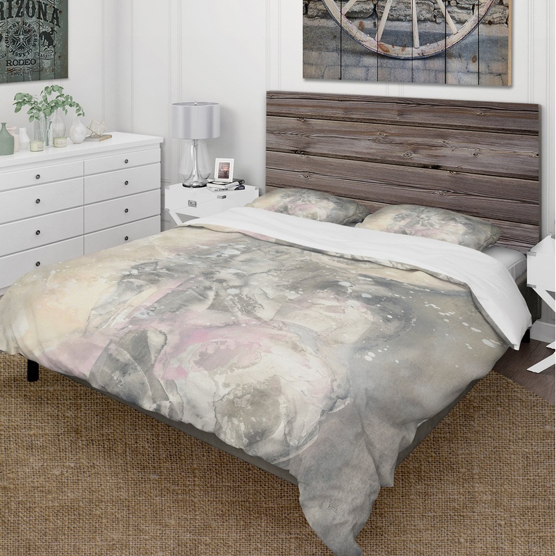 Watercolor Snowflakes I - Cottage Duvet Cover Set