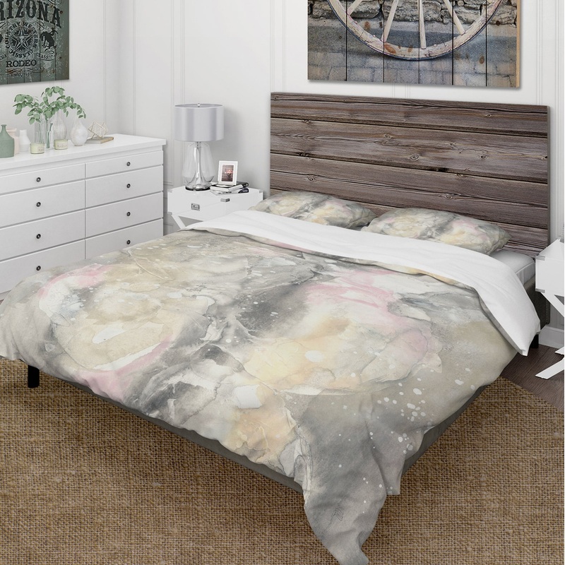Watercolor Snowflakes II - Cottage Duvet Cover Set