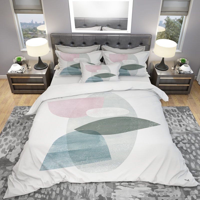 Distressed Dream II - Geometric Duvet Cover Set