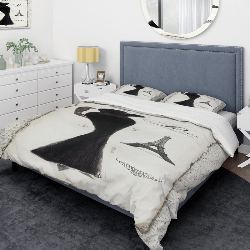 Elegance Glam Paris Diva I - Glam Duvet Cover Set