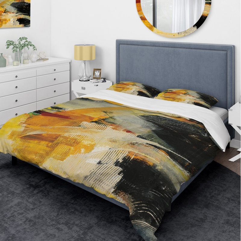 End of the Orange Rainbow II - Glam Duvet Cover Set