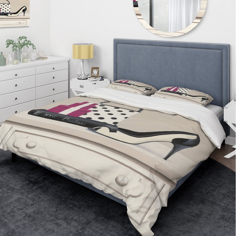 Fashion Stiletto and Glamorous Polka Purse - Glam Duvet Cover Set