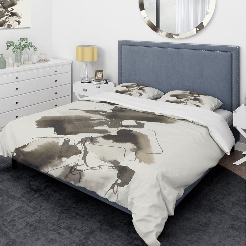 Geometric Glam Square I - Glam Duvet Cover Set