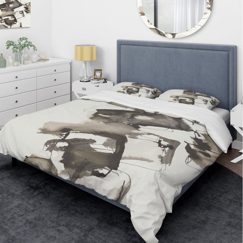 Geometric Glam Square II - Glam Duvet Cover Set