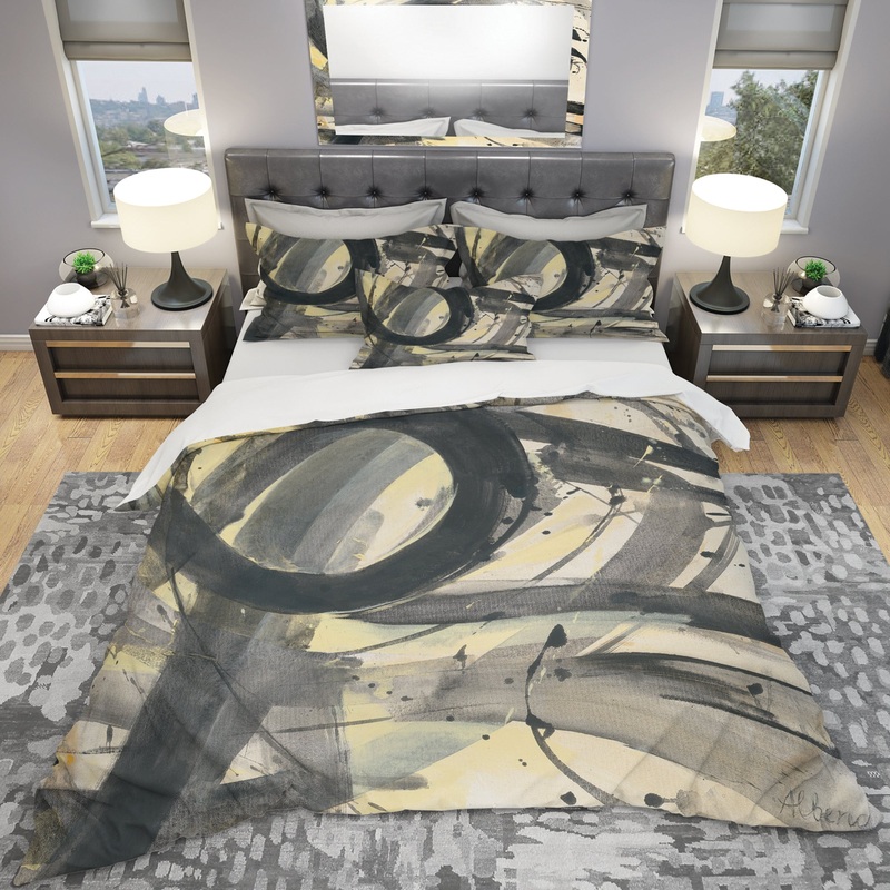 Minimalistic Roller IV - Geometric Duvet Cover Set
