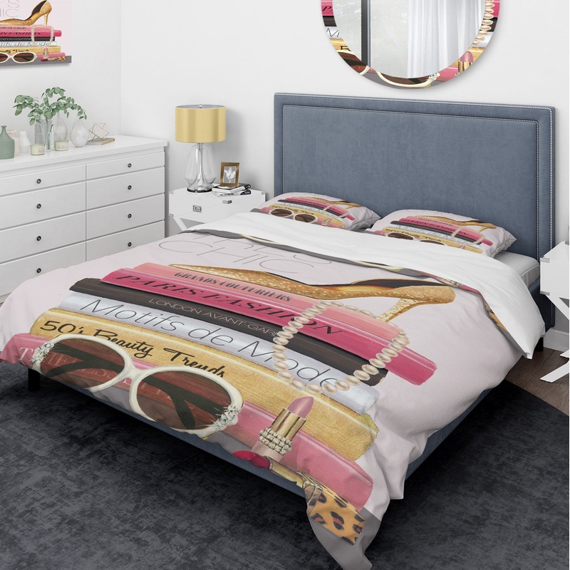 Paris Style II Gold and Black Tres Chic - Glam Duvet Cover Set