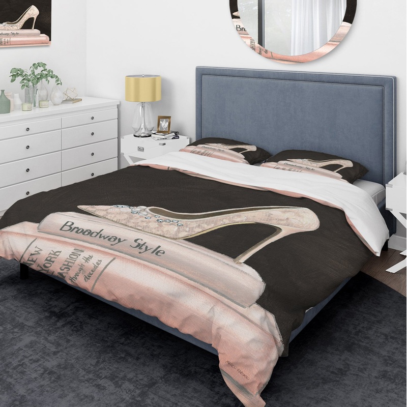 Pink Fashion & Glam high heels II - Glam Duvet Cover Set