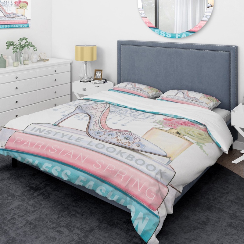 Pink Fashion high heels III - Glam Duvet Cover Set