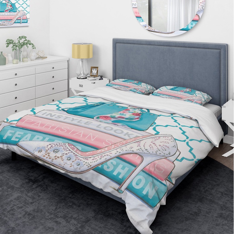 Pink Fashion high heels IV - Glam Duvet Cover Set