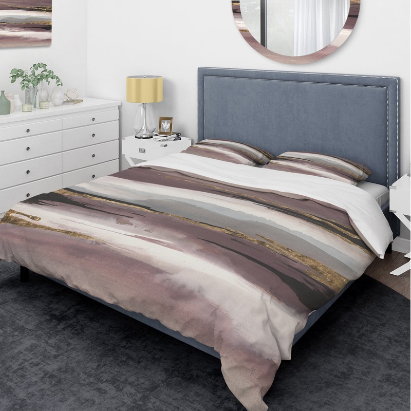 Purple Glam Storm I - Glam Duvet Cover Set
