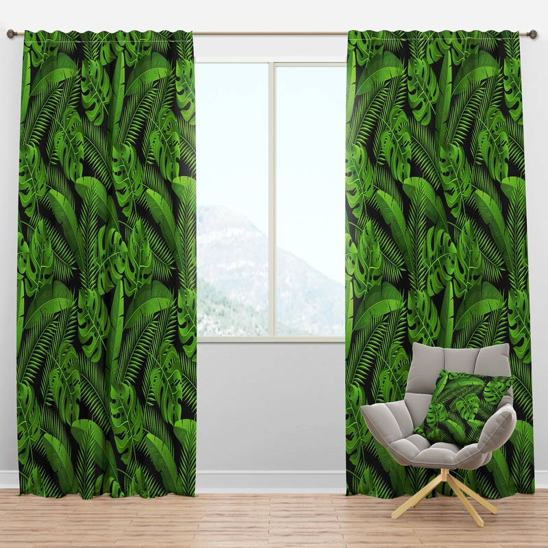 Exotic Tropical Plants - Tropical Curtain Panels