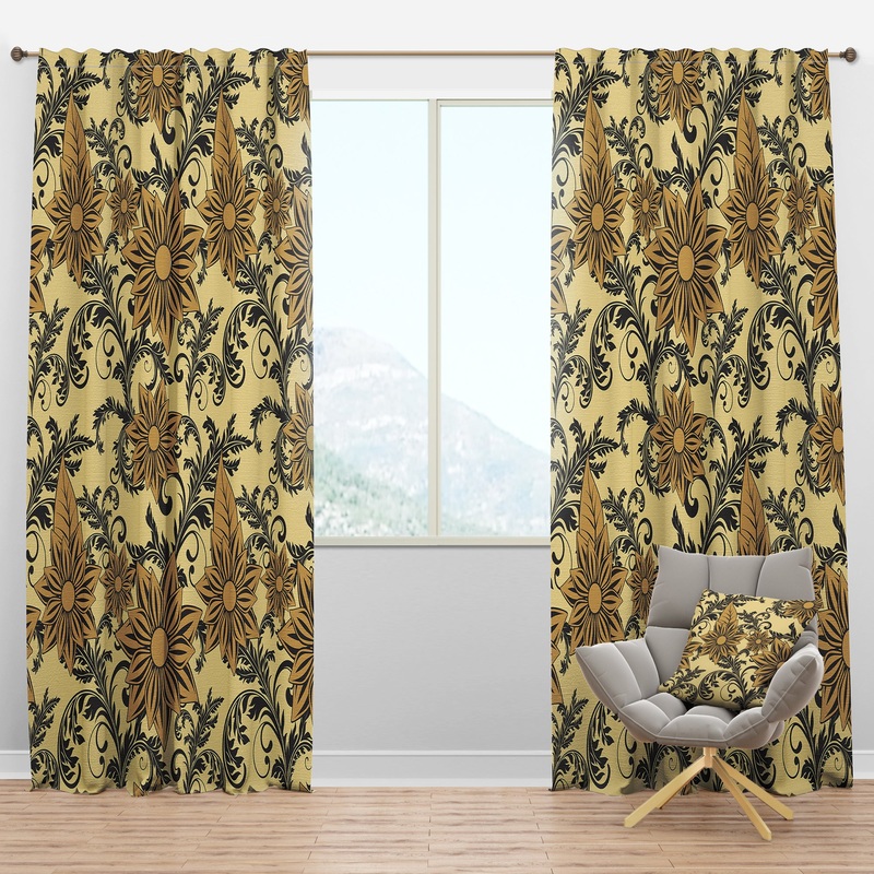 Floral - Bohemian & Eclectic Curtain Panels