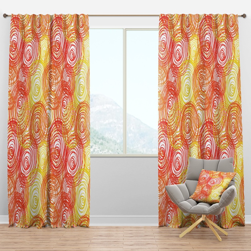 Round Shapes - Modern & Contemporary Curtain Panels