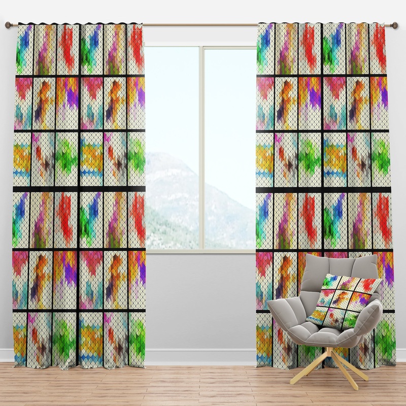 Compilation of Triangular Geometry - Modern & Contemporary Curtain Panels