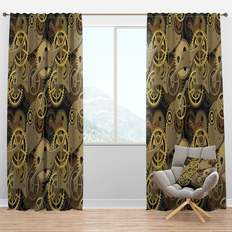 Gear Mecanics - Modern & Contemporary Curtain Panels