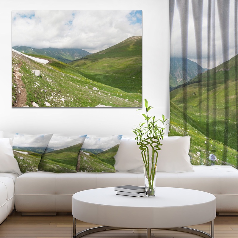 North Caucasus Green Mountains - Landscape Wall Artwork