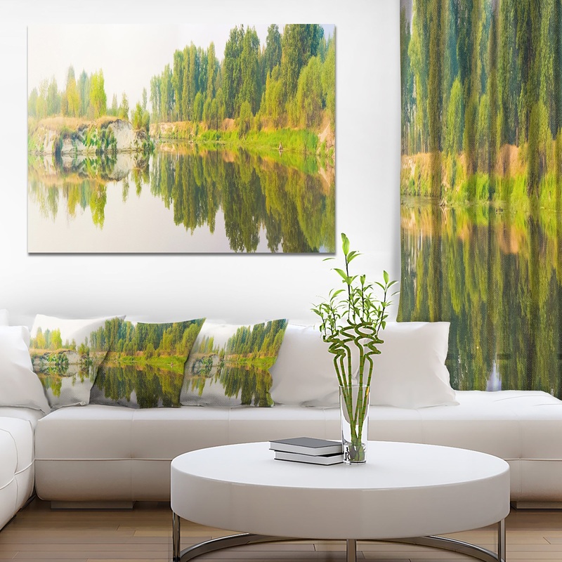 River and Forest Panorama - Landscape Wall Artwork