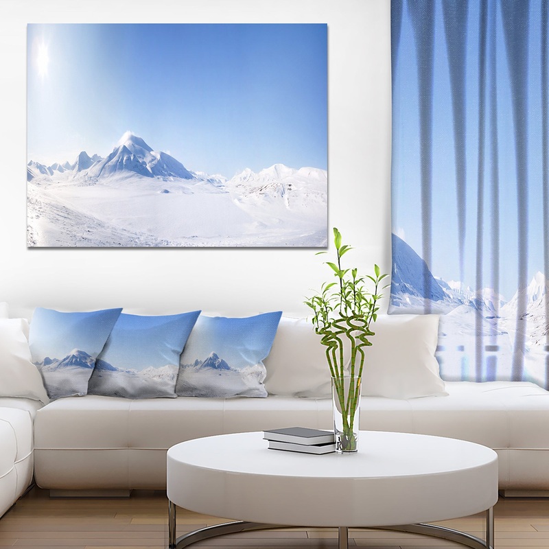 Vacant Winter Land Panorama - Modern Landscape Art