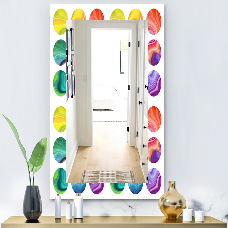 Circular Dance 1 - Modern Mirror - Frameless Contemporary Wall Mirror