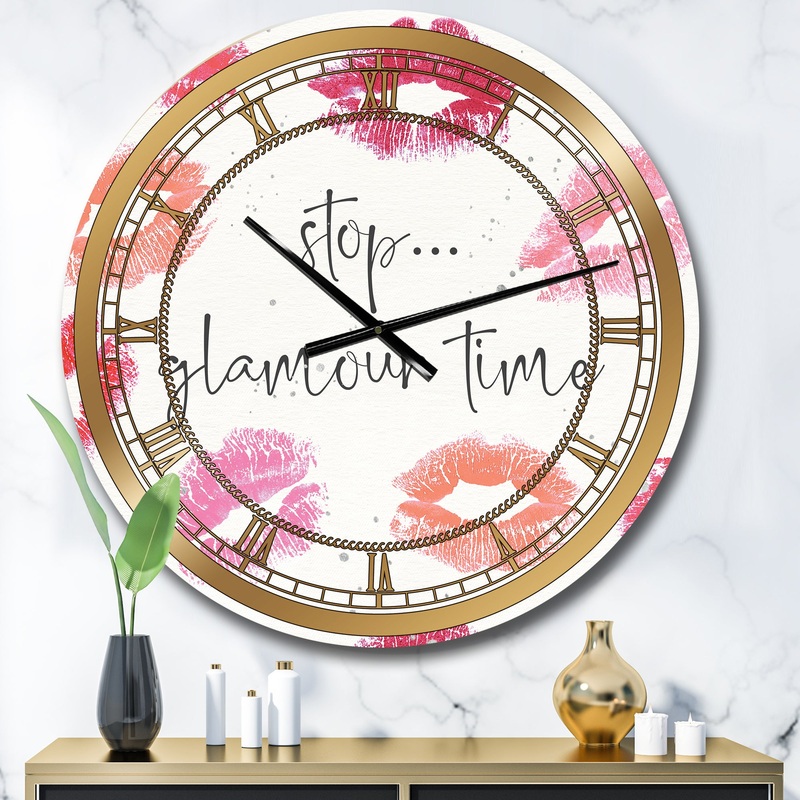 Chic Accents VI - Glam Oversized Wall CLock