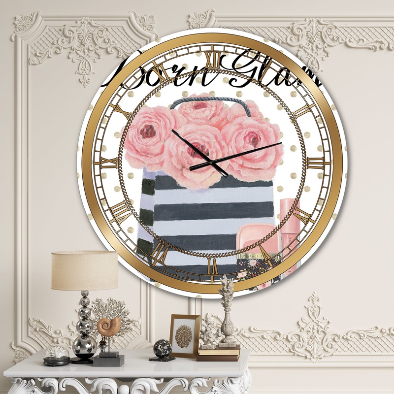 Simply Splendid II - Posh & Luxe Wall CLock
