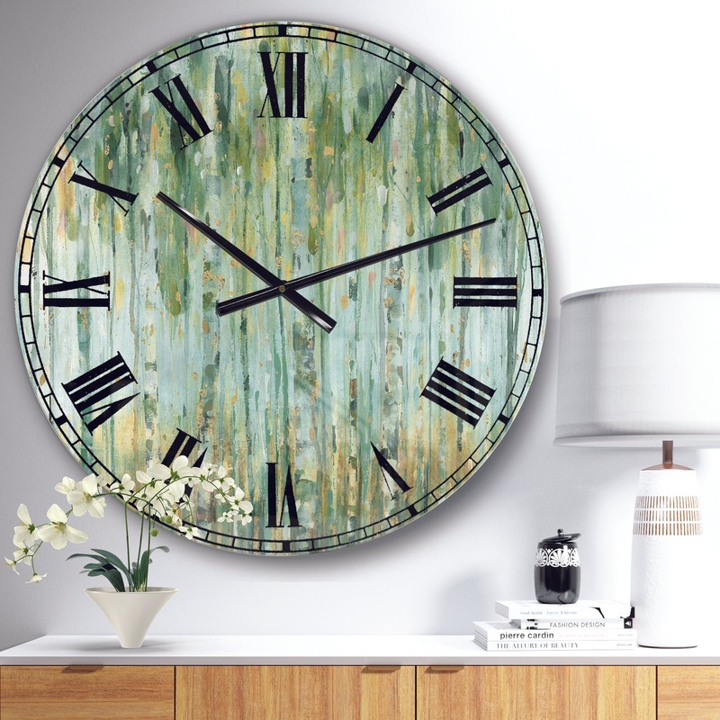 The birch Forest II - Traditional Large Wall CLock