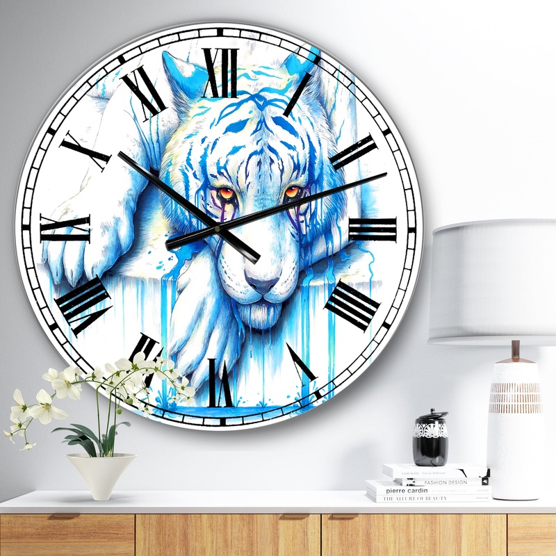 Blue Tears - Large Cottage Wall Clock