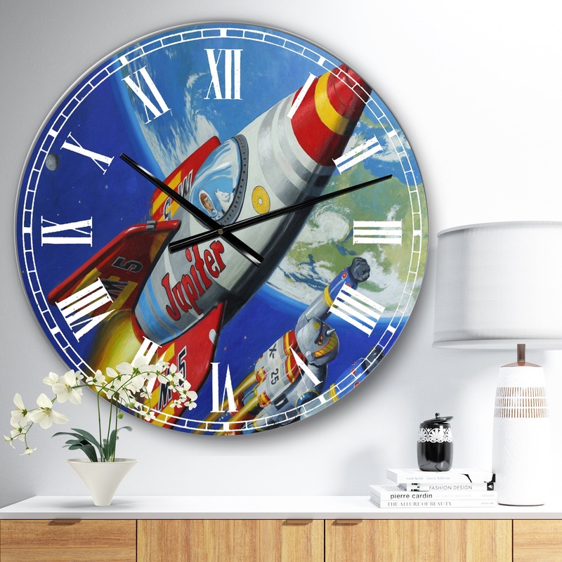 Space Patrol 2 - Large Modern Wall Clock