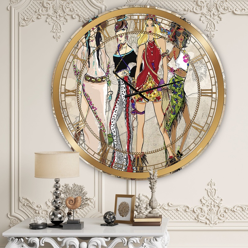 Squad Goals - Oversized Fashion Wall Clock