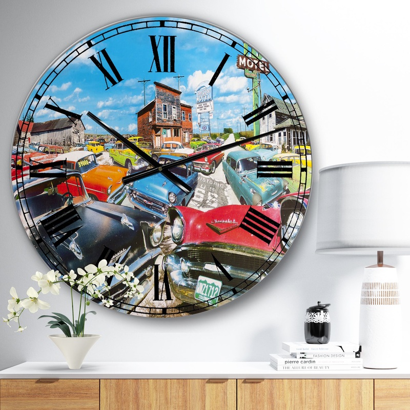The Tri Five - Large Modern Wall Clock