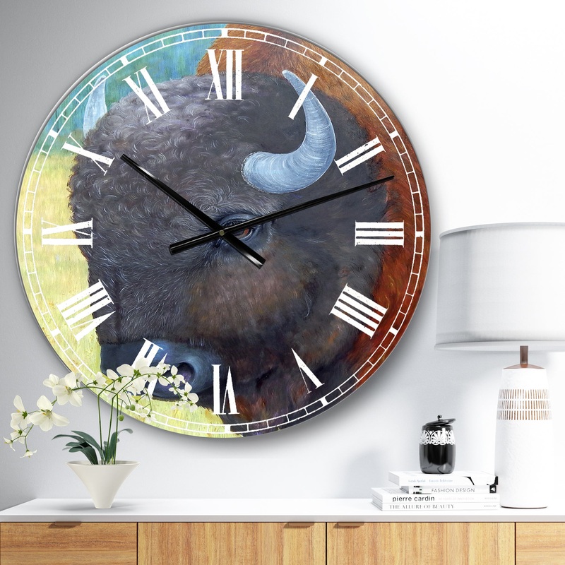 All American - Large Farmhouse Wall Clock