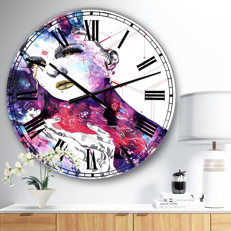 The FlowIn Us - Large Modern Wall Clock