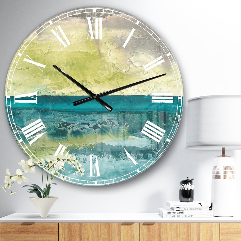 Beyond the Horizon I - Traditional Landscape Large Wall CLock
