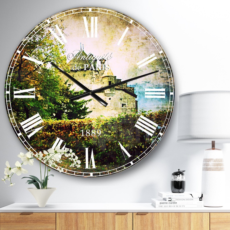 Chillion Castle - Landscape Large Wall CLock