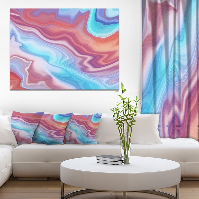 Abstract Marbled Background - Abstract Canvas Wall Art