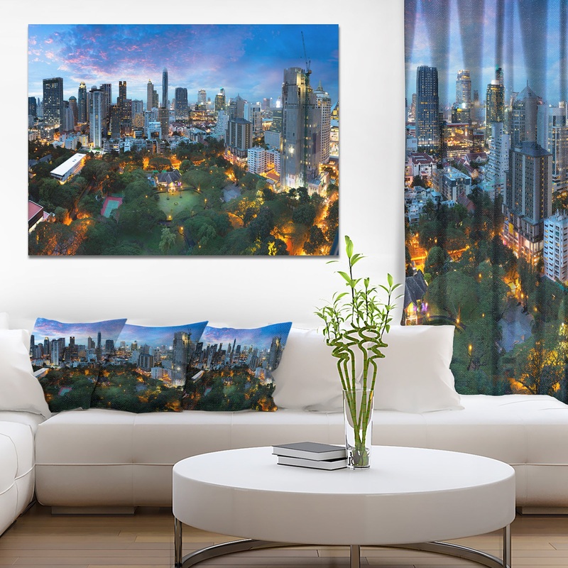 Bangkok City Skyline - Modern Cityscape Wall Art