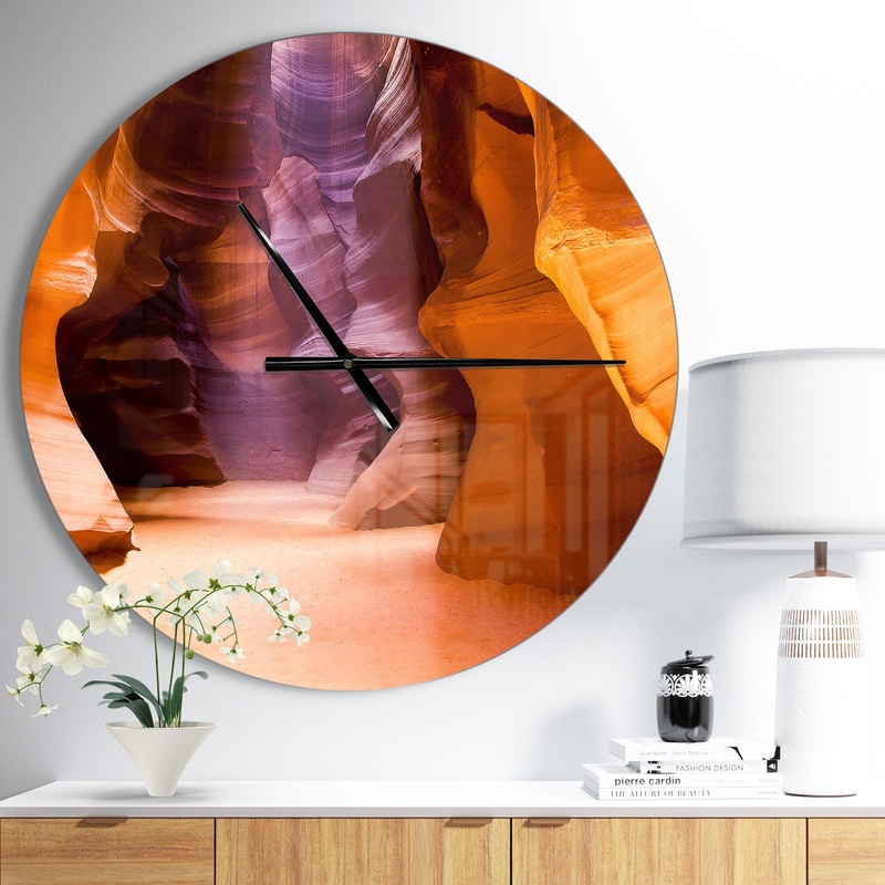 Upper Antelope Canyon - Oversized Modern Wall CLock