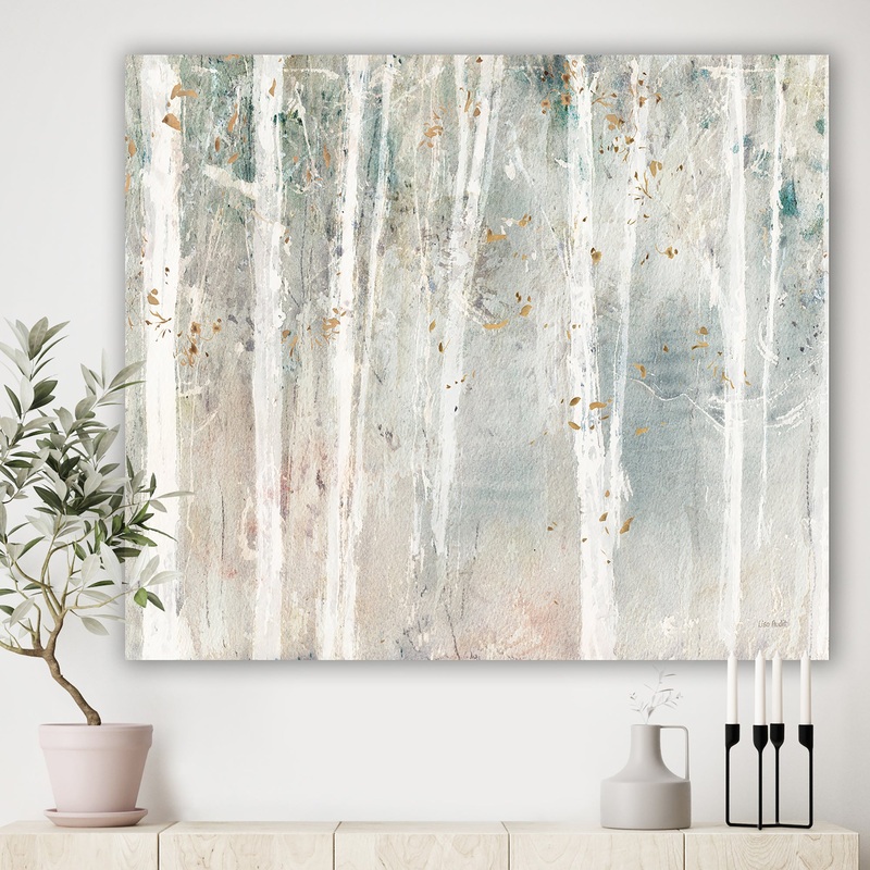 A Woodland Walk into the Forest VII - Modern Farmhouse Canvas Art