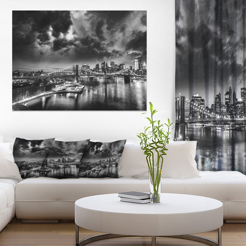 Amazing Night in New York City - Cityscape Canvas print