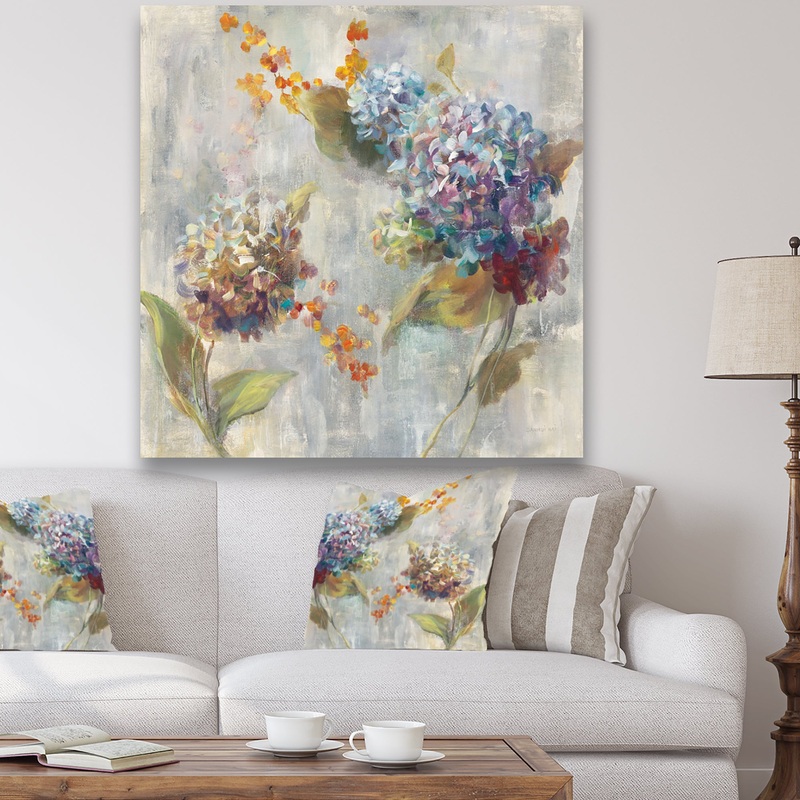 Autumn Hydrangea - Traditional Canvas Art