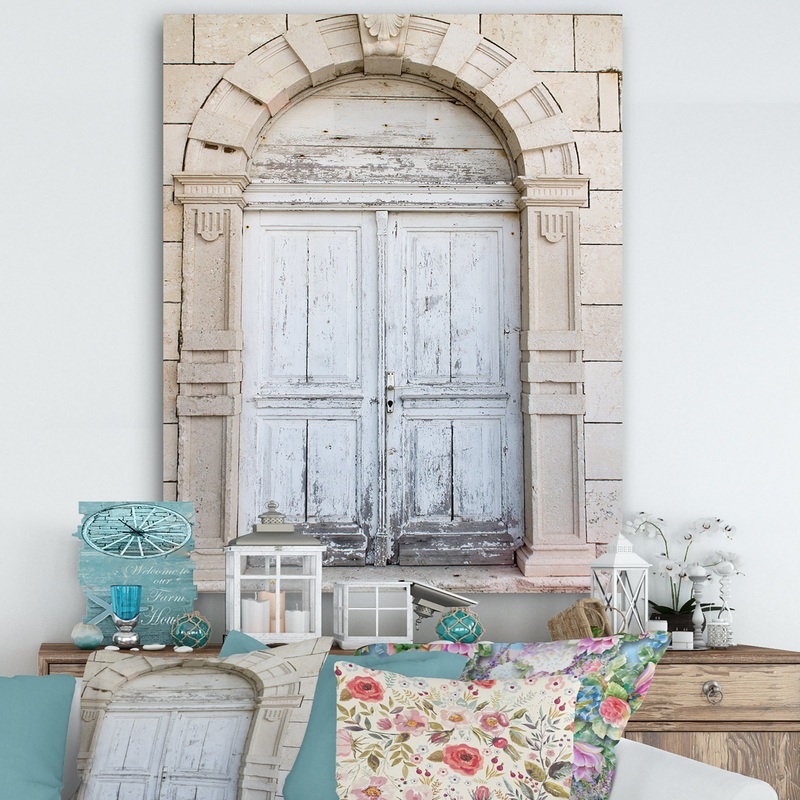 Vintage Italian Door - Vintage Premium Canvas Wall Art